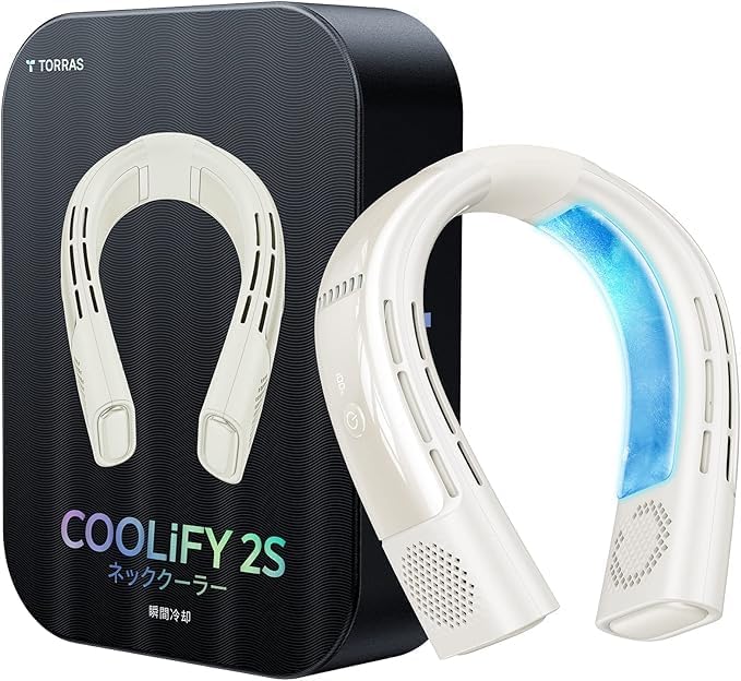 TORRAS COOLiFY 2S Lite Neck Air Conditioner, Grey