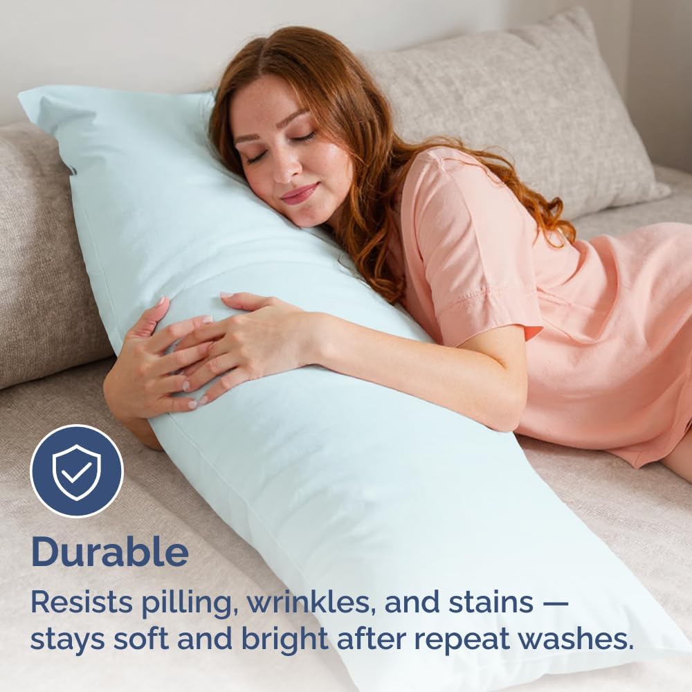 Standard Pillow Cases Set of 10 - Ultra Soft Hotel Quality Pillowcase Covers - Comfy, Cozy & Wrinkle Free - Shrink, Stain and Fade Resistant - Machine Washable Pillow Protectors - 10 Pcs Set - White - Colors A
