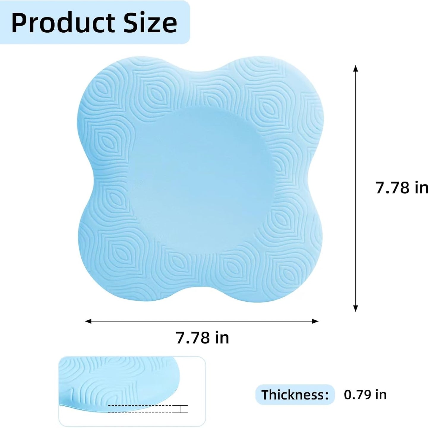 2 packs Yoga Knee Pad Mats Extra Thick for Knees Elbows Wrist Hands Head Foam Pilates Kneeling pad Yoga Knee Cushion Thick Exercise Pads for Knees Elbows Wrist Hands Head Foam Pilates Kneeling pad，Support Foam Pads for Women and Men