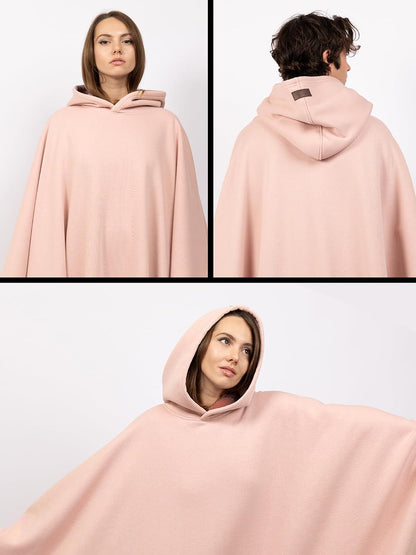 FREE THE SHEEP Eden Hoodie – Oversized Weighted Hoodie Cloak with Ultra-Soft Faux Fur Liner