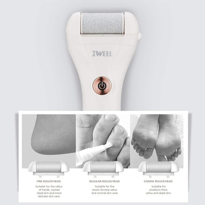 Callus Remover for Feet Shaver Rechargeable Electric Foot File Pedicure Tools for Feet Professional Callous Shaver Waterproof Pedicure kit for Cracked Heels and Dead Skin