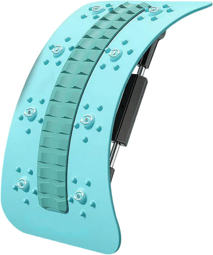 Back Stretcher Device, Multi-Level Back Support Adjustable, Spinal Board Massager with Curved Design, Stretching Equipment Tool Relieves Tension, for Daily Stretching and Relaxation