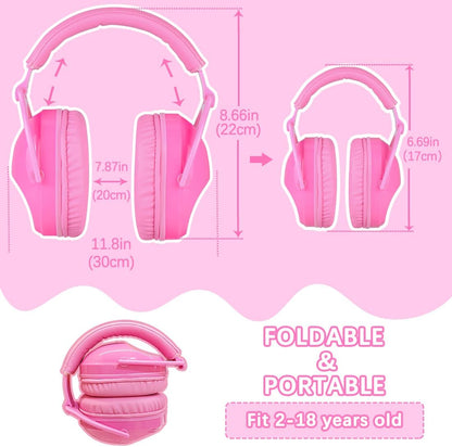 ZOHAN EM030 Kids Ear Protection, Noise Cancelling Headphones Ear Muffs for Autism Sensory, Safety Noise Reduction Hearing Protection for Monster Truck/Concerts/Fireworks/Air Shows