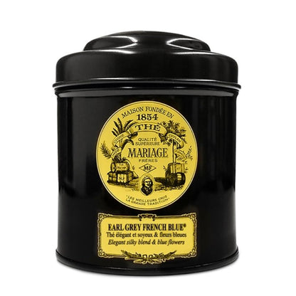 Mariage Freres Earl Grey French Blue, Black Tea 100g 3.5oz Loose Tea (1 Pack)