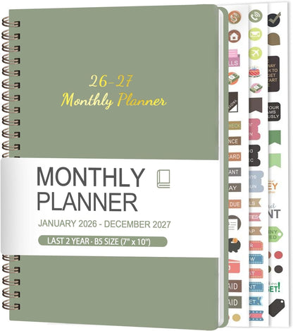 Weekly To Do List Notepad, 52 Sheets, Undated Weekly Planner, Letter Size | 8.5"x11", 100GSM, Thick Paper, Twin-Wire Spiral Bound, Tear Off Desk Pad, For Women & Man, Home School & Office Work