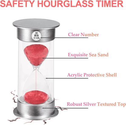 2 Minute Hourglass Sand Timer with Suction Cup,Unbreakable Sucker Sand Clock Timer 2 min,Plastic Mini Sand Watch,Rotatable Reloj De Arena for Kids Toothbrush(Blue)