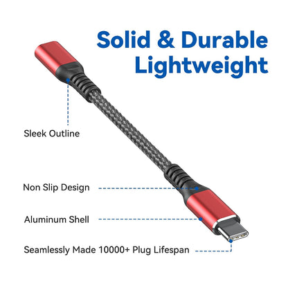 Data Blocker USB-C USB Data Blocker(2PCS),Charge-Only Adapter Against Juice Jacking, Provide Safe and high-Speed Charging