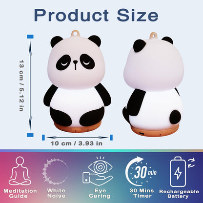 Panda Meditation Guided Visual Meditation ADHD Tool "'4 6 8" for Mindfulness | Slow Your Breathing & Calm Your Mind for Stress & Anxiety Relief | Perfect for Adults & Kids