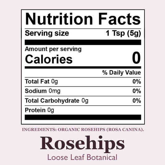Positively Botanicals, Organic Rosehips, Loose Leaf, 4 Ounce