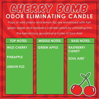 Vanilla Bean Odor Eliminating Highly Fragranced Candle - Eliminates 95% of Pet, Smoke, Food, and Other Smells Quickly - Up to 80 Hour Burn time - 12 Ounce Premium Soy Blend - Colors A