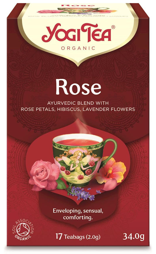 YOGI TEA Organic Tao Rose Tea, 17 CT