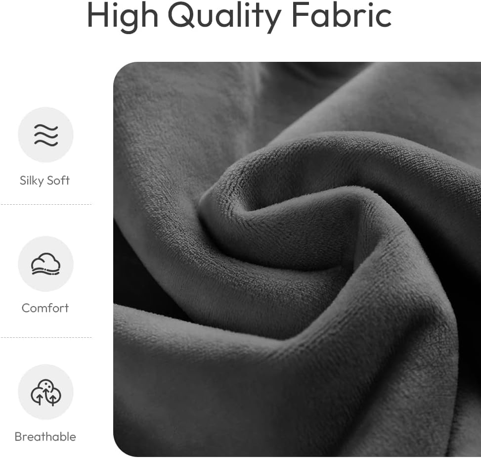 MORLIDEN Microwavable Heated Neck Wrap Warmer and Shoulder Weighted Heating Pad Microwave for Hot and Cold Compress - Dark Gray