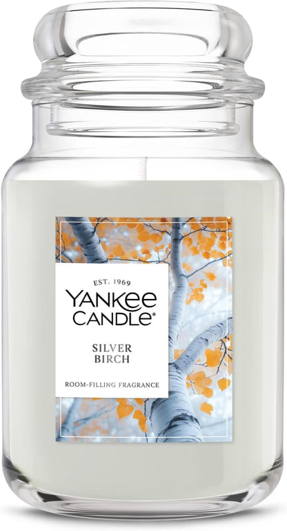 Yankee Candle Mid Summer's Night, Scented Candle, 22oz Large Jar with up to 150 Hour Burn, Giftable