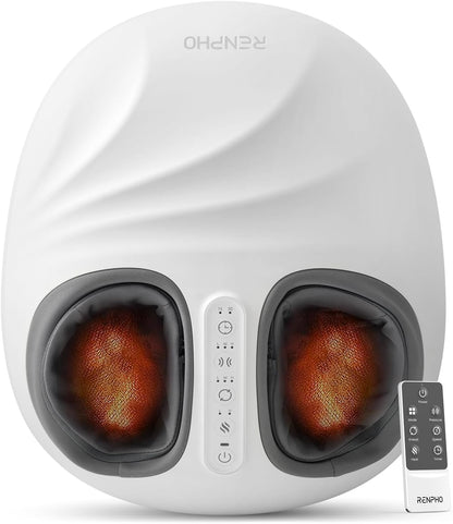 RENPHO 2026 Latest Shiatsu Foot Massager with Pressure Monitor Tech, Full-Foot Massage Machine with Kneading & Compression for Plantar Fasciitis, FSA Eligible HSA Store, Birthday Gifts for Women Wife