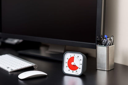 TIME TIMER 60 Minute MOD Education Edition ⁠— Visual Timer with Desktop Software for Kids Classroom Learning, Teachers Desk Clock, Study Tool and Office Meetings with Silent Operation (Charcoal)
