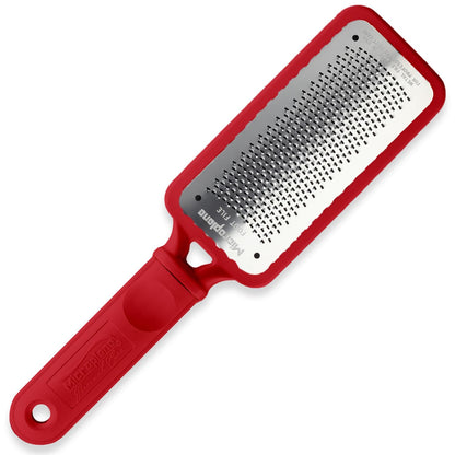 Microplane Colossal Foot File Scraper - The Original Stainless Steel Foot Rasp, Dead Skin/Callus Remover for Feet, Gentle Foot Scrubber, Pedicure Tools for Salon-Quality Foot Care, Black