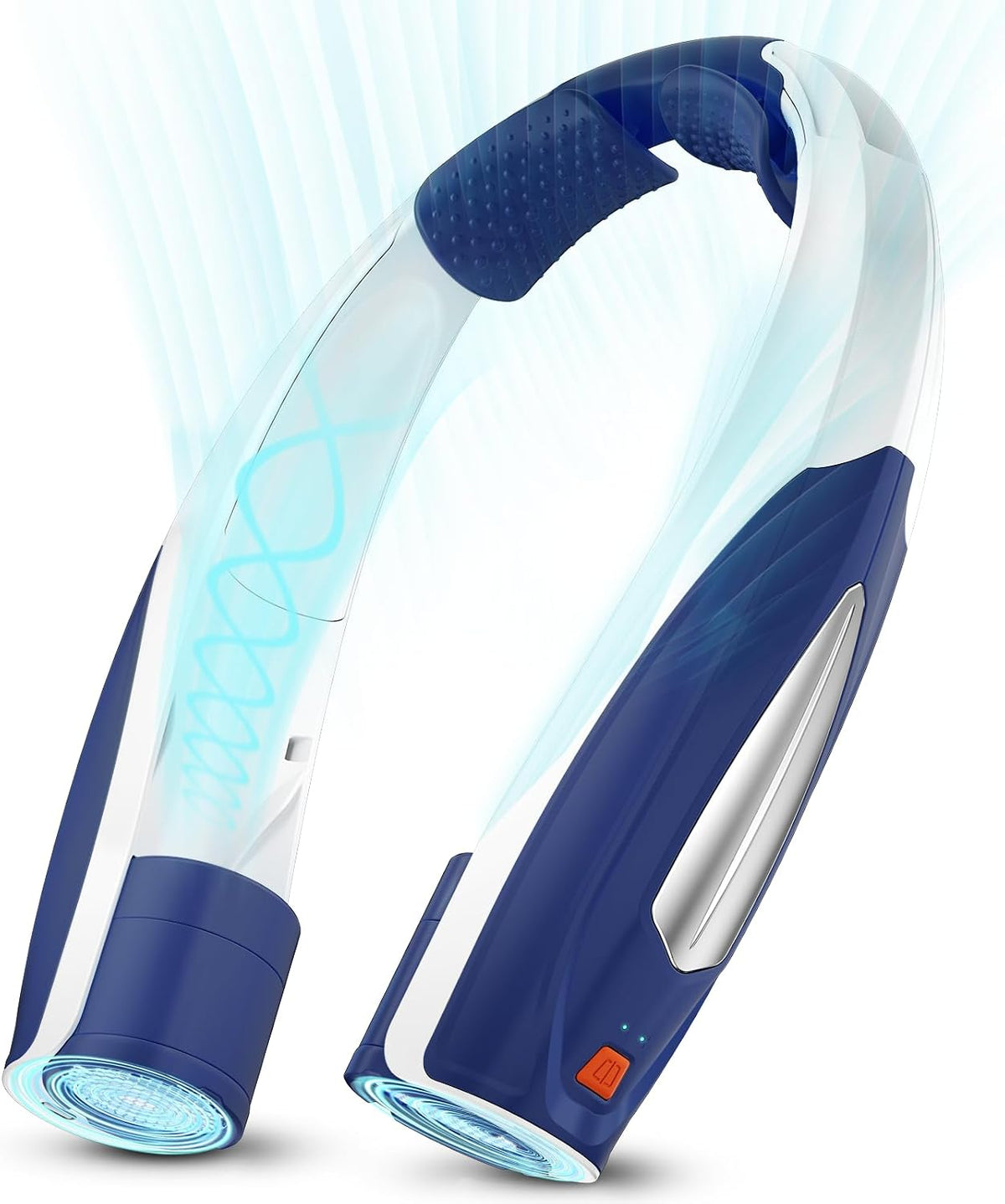 Hionly AI Neck Fan, 6 Speeds Adjustable Portable Personal Fan Rechargeable, Faster Cooling Wearable Fan, Ultra Quiet for Home, Office, Travel, Outdoor