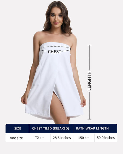 Xeoxarel Lightweight Waffle Bath Towel Wraps for Women after Shower