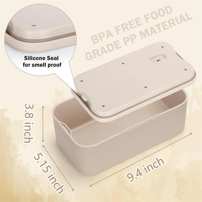Medication Lock Box,Small Lockable Storage Box with Combination Code for Phone,Medicine Safe,Food, Home,Refrigerator,Office,Personal Items,Travel,Gift