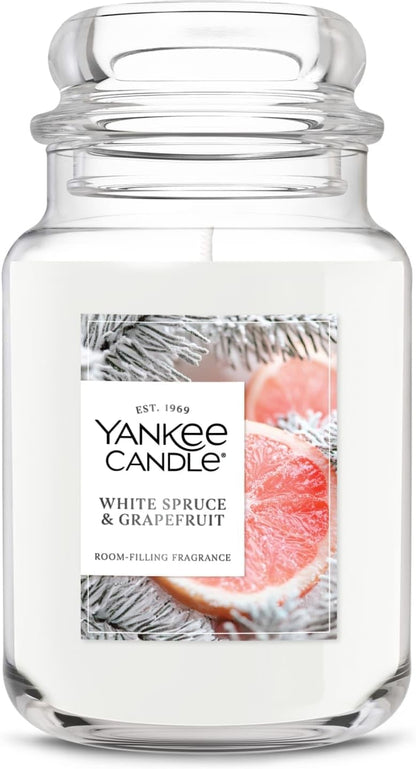 Yankee Candle Mid Summer's Night, Scented Candle, 22oz Large Jar with up to 150 Hour Burn, Giftable