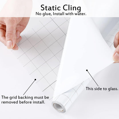 Blackout Window Film, Static Cling Window Tint 100% Light Blocking No-Glue Window Cover for Home Privacy, Room Darkening, Nap Time, Aquarium, Baby Room, Day Sleeping (Matte Black, 17.7x78.7 Inch)