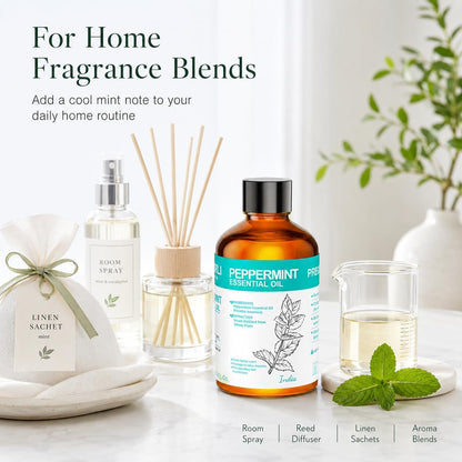 Lavender Essential Oil 3.38 fl oz (100ml), Lavender Oil for Home & Daily Use, for Women & Men, Suitable for Diffuser, Bath & DIY, Large Size for Long-Lasting & Versatile Use