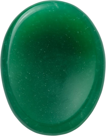 Natural Polished Thumb Palm Crystal for Meditation, Labradorite Worry Stone for Stress Relief, Anxiety Support & Pocket Reiki Healing