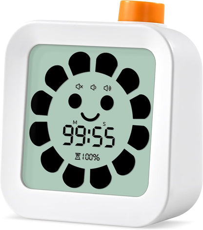 EooCoo Cute School Supplies Visual Timer for Kids, ADHD & Autism, Digital Countdown with Clear Petal-Style Visual Time Progress, Easy-to-Use Time Management Tool for Calm Transitions, Classroom & Home