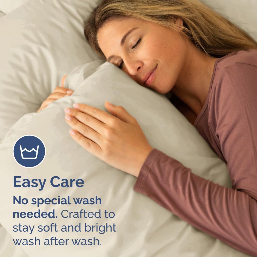 Standard Pillow Cases Set of 10 - Ultra Soft Hotel Quality Pillowcase Covers - Comfy, Cozy & Wrinkle Free - Shrink, Stain and Fade Resistant - Machine Washable Pillow Protectors - 10 Pcs Set - White - Colors A
