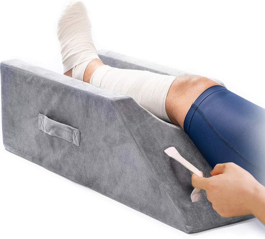LightEase Memory Foam Leg Support and Elevation Pillow for After Surgery