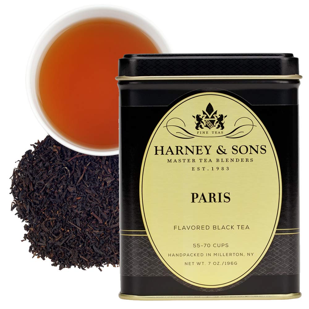 Harney & Sons Victorian London Fog, 4oz Loose Leaf Black and Oolong Tea with Bergamot, Lavender, and Vanilla, Hearty English Black Tea Blend, Stocking Stuffer