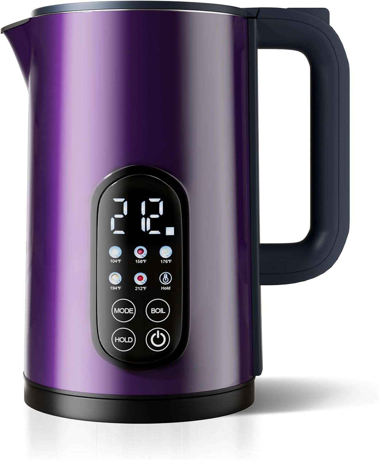 Electric Kettle with Temperature Control, 1.7L Hot Water Kettle for Tea, Coffee & Daily Use, 5 Presets, 2H Keep Warm, Stainless Steel Interior, Auto Shut-Off, Cordless Electric Tea Kettle, Blue