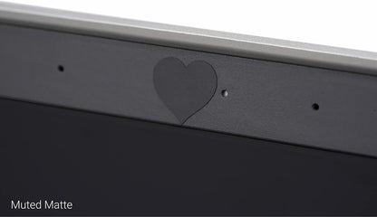 Blocked Original Vinyl Webcam Cover Stickers | Restickable & Stackable Privacy Covers | for All Camera-endable Devices | 3-Sizes | 57 Black Tabbed (Muted Matte)