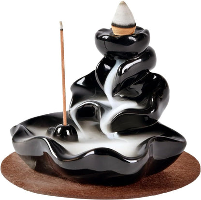 Waterfall Incense Burner, Waterfall Incense Holder, with 10P Cones