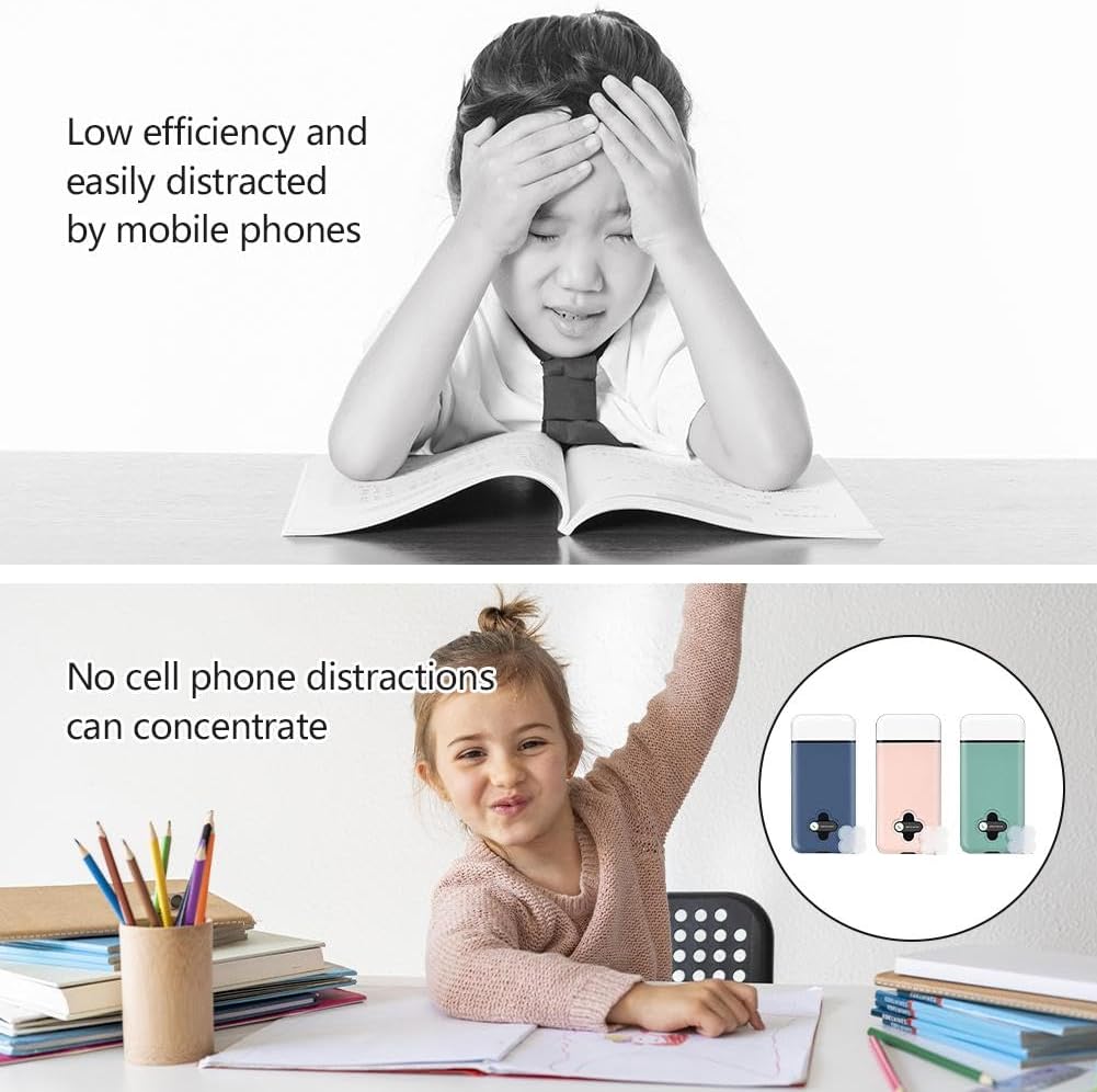 Phone Lock Box with Timer, Portable Cell Phone Lock Box, Time Lock Box for Phone and Android Phone, Help Kids,Students, Adults Focus Back,Prevent Excessive Games, Mobile Phone Addiction