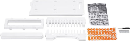 Portable 36-Slot Mobile Phone Holder, PVC Phone Storage Organizer with Numbered Slots, Curved Design, Rounded Corners, for Classroom, Office, Conference Use