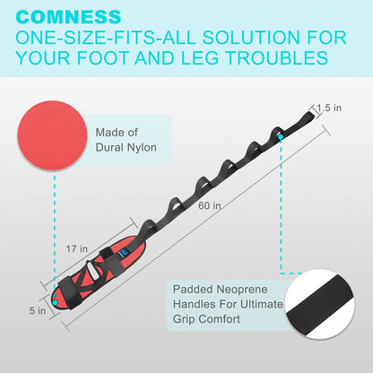 comness Plantar Fasciitis Relief Kit – Foot Stretcher and Foot Massager Roller, Stretch and Roll Routine for Heel Pain,Arch Pain, Simple At-Home Daily Foot Care