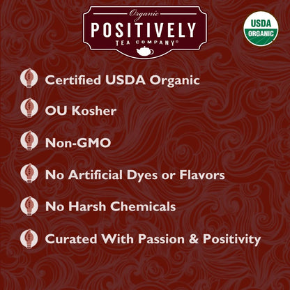 Organic Positively Tea Company, Lavender Chamomile, Herbal Tea, Loose Leaf, 16 Ounce