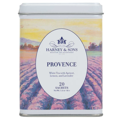 Harney & Sons Provence White Tea, 20 Sachets in Tin