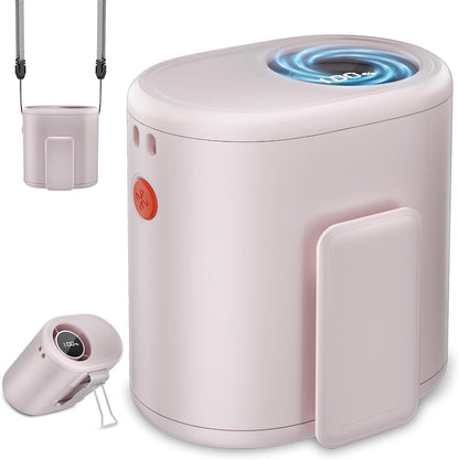 AI Portable Waist Fan, 15,000RPM, 30H Cooling Hands-Free Personal Fan