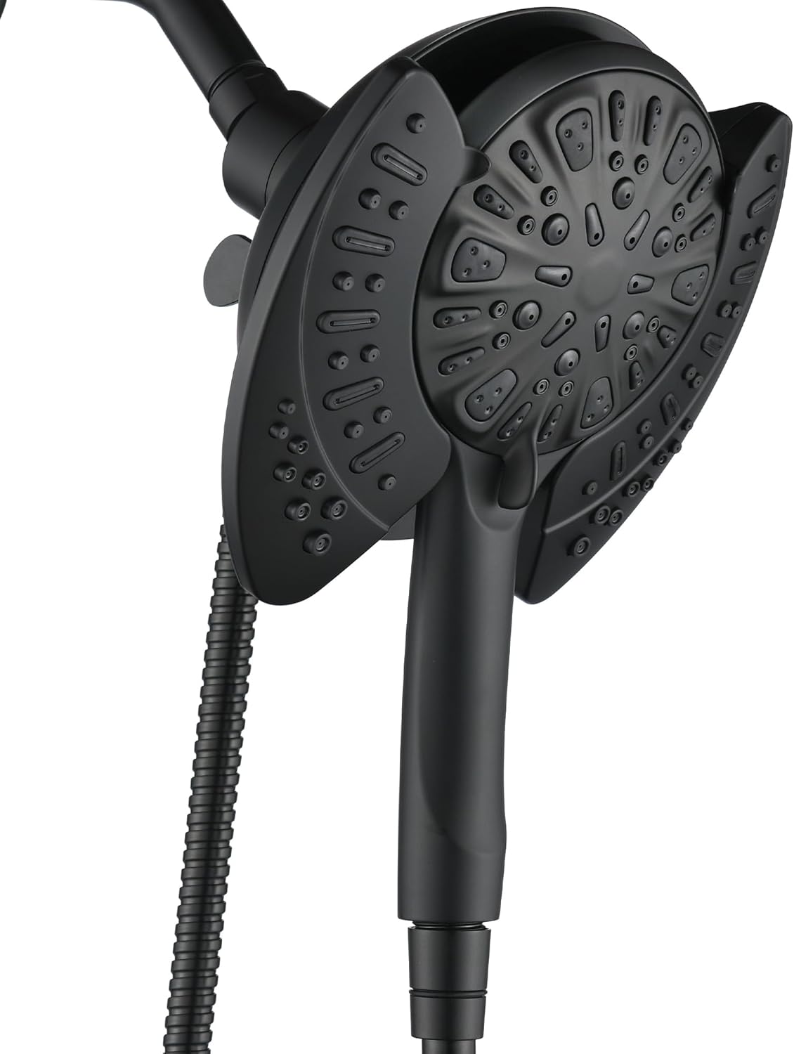 INAVAMZ Shower Head with Handheld High Pressure: Hand Held Shower Head & Rain Shower Head 2-IN-1 Shower Head with 59" Rotatable Stainless Steel Hose, Shower Trim Systems, Sliver 2.5 GPM 15391 Filter