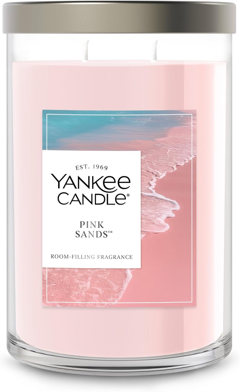 Yankee Candle Sage & Citrus, Scented Candle, 14.5oz 3-Wick Candle Jar with up to 40 Hours Burn Time, Giftable