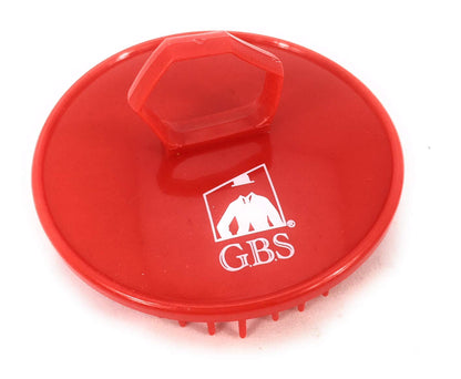 G.B.S Gents Dandruff Cleaning Scalp Brush 2 Pack – Silicone Shampoo Scrubber for Hair & Scalp Massage, Exfoliating Wet Dry Hair Care, Red