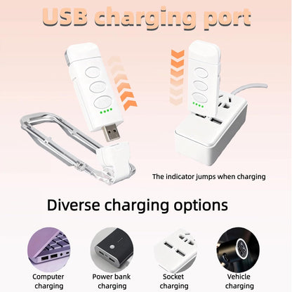 USB Rechargeable Book Light, Portable Clip-on LED Reading Light, Reading Lights for Books in Bed with 3 Amber Colors & 5 Brightness Dimmable, Compact & Long Lasting, Perfect for Book Lovers (Pink)