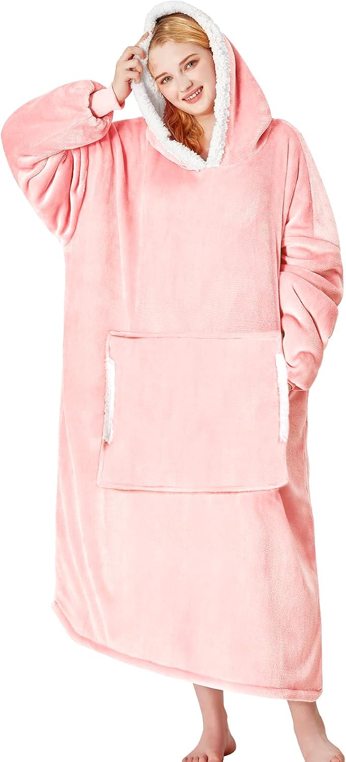 yescool Wearable Blanket Hoodie as Christmas Birthday Gifts for Women Mom - Colors A