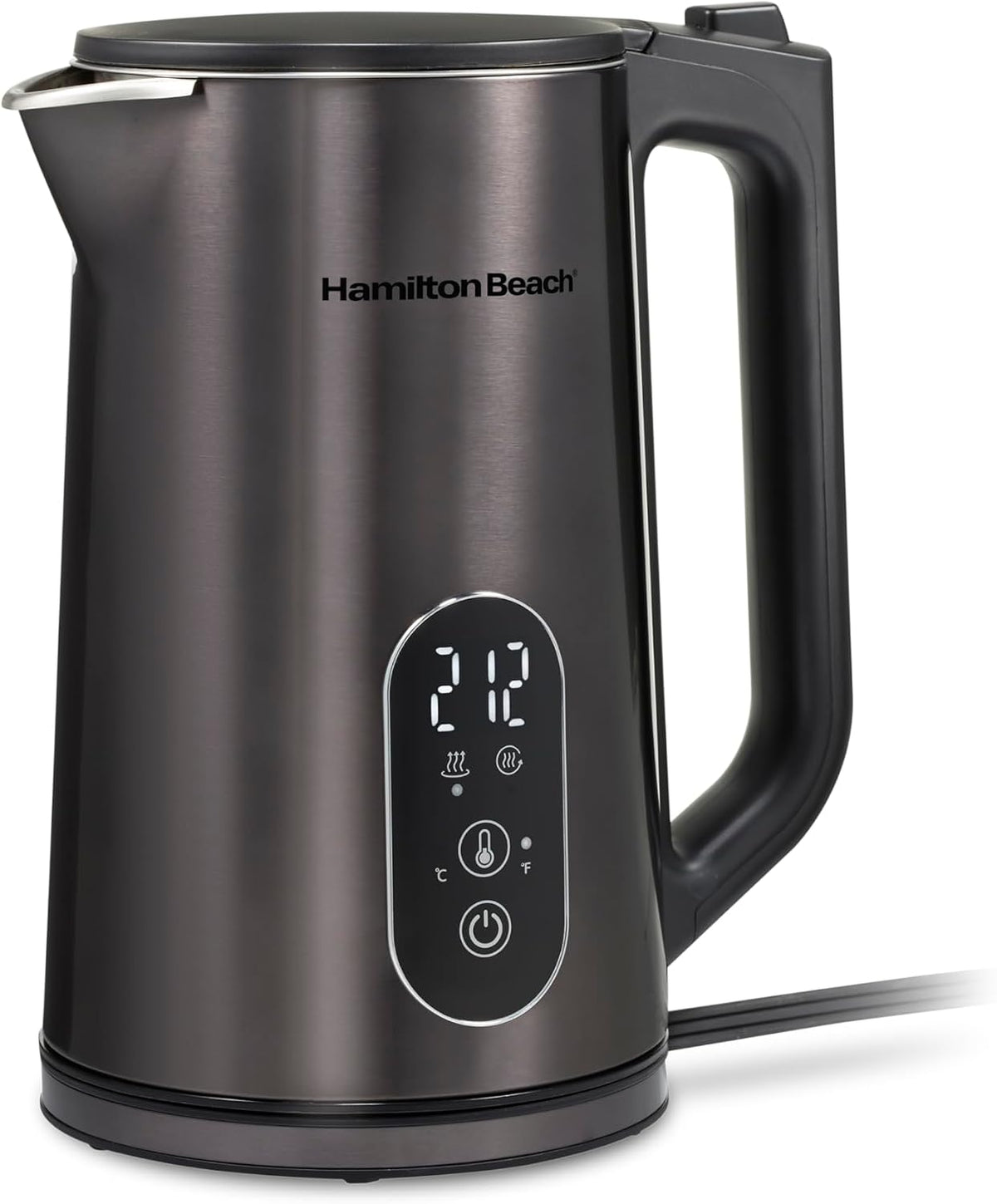Hamilton Beach Digital 1.7L Electric Tea Kettle, Water Boiler & Heater
