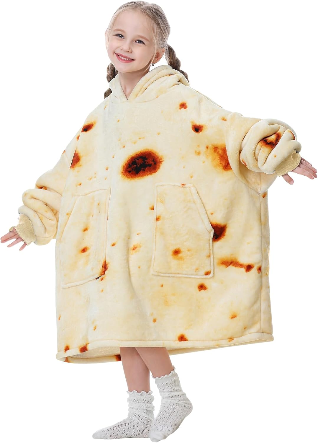 Aemicion Strawberry Blanket Hoodie,Oversized Sherpa Wearable Hooded Blanket,Warm Cozy Sweatshirt Gifts for Women Girls Adult