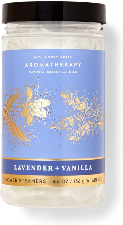 Bath & Body Works Aromatherapy Shower Steamers 4.8 OZ / 136 G Bottle (6 Tablets) (Eucalyptus Spearmint)