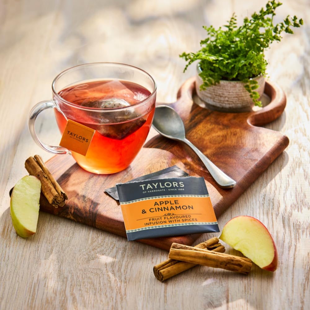 Taylors of Harrogate Apple & Cinnamon Herbal Tea, 20ct (Pack of 1)