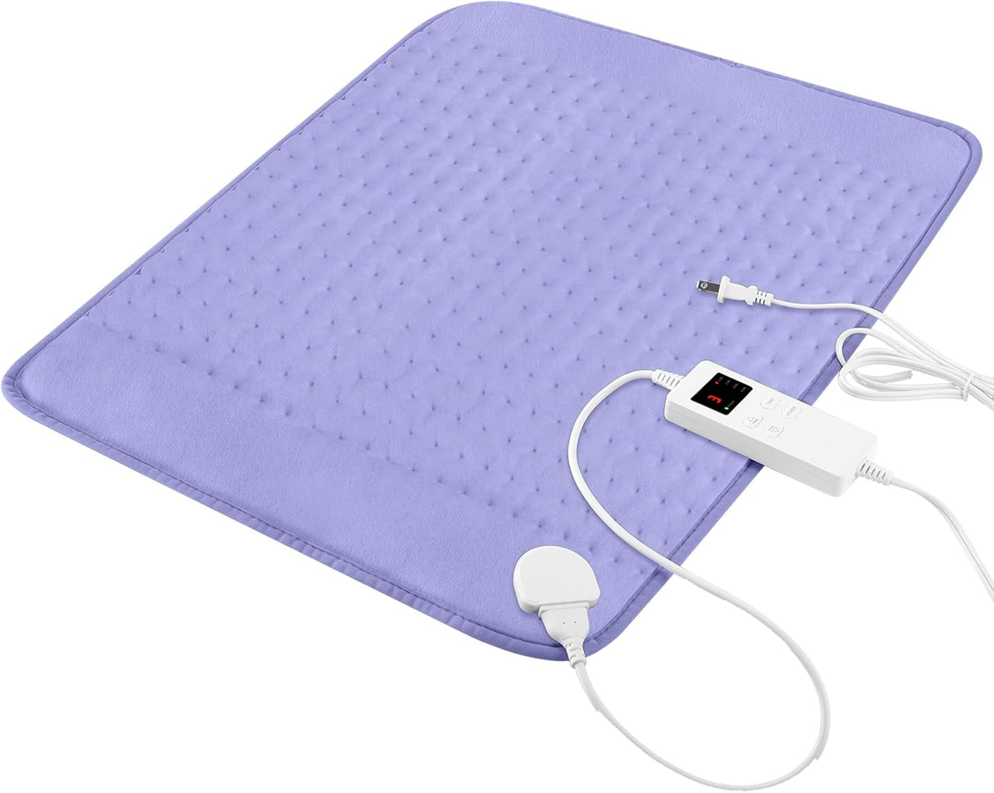 Heating Pad for Period Cramps, Heating Pad for Back/Neck/Shoulder Muscle Pain, 6 Heating & 4 Timer Setting, Auto Shut Off, Dry/Moist Heat & Machine Washable, Birthday Christma s Gifts for Women Mom